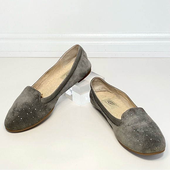 UGG Bentley Constellation Loafer/Flats in Gray Suede! Size 7 - Picture 2 of 13